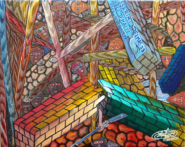 Frantz Zephirin. Acrylic on Canvas