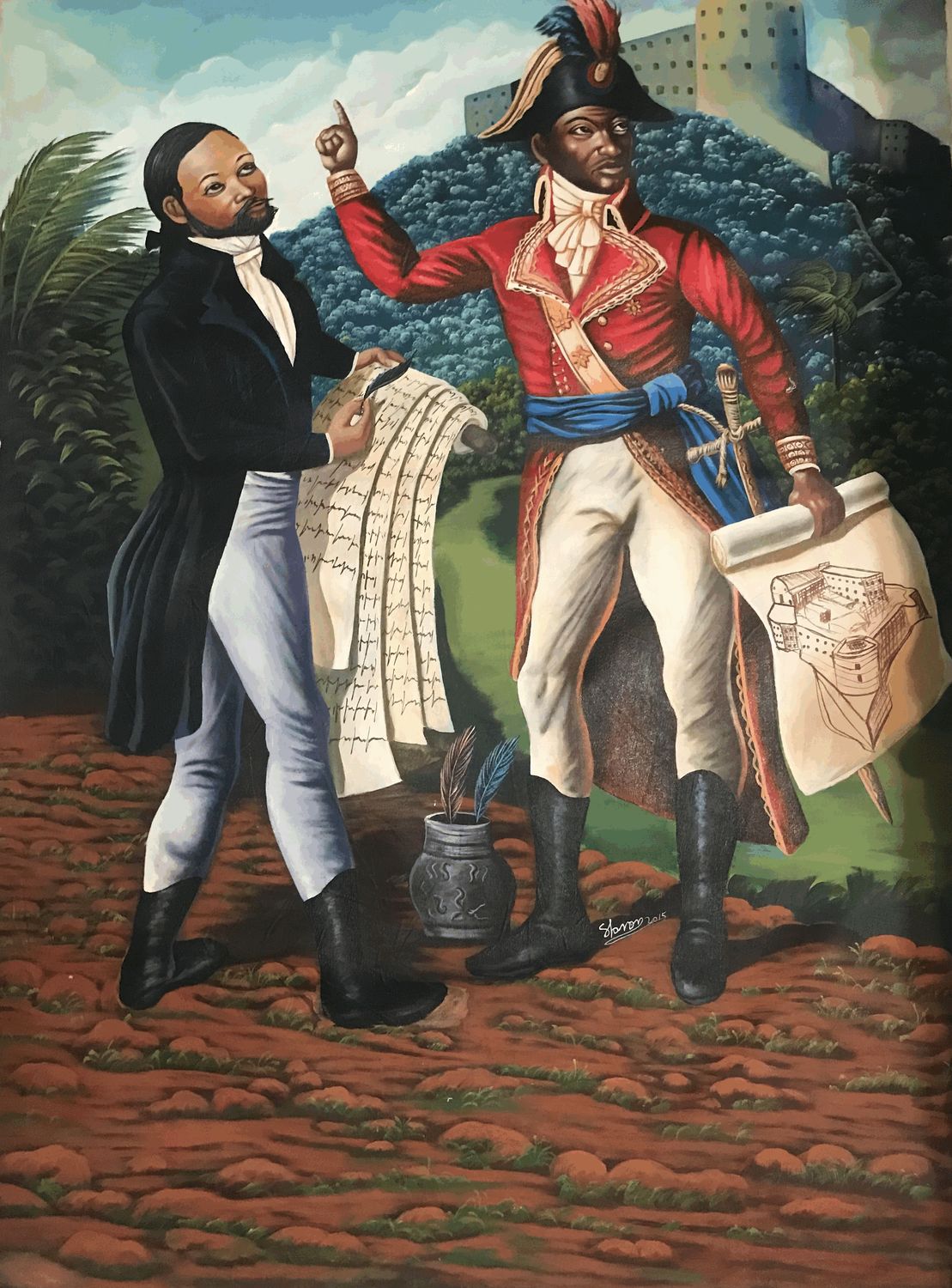 Sanon Auguste  36 x 47