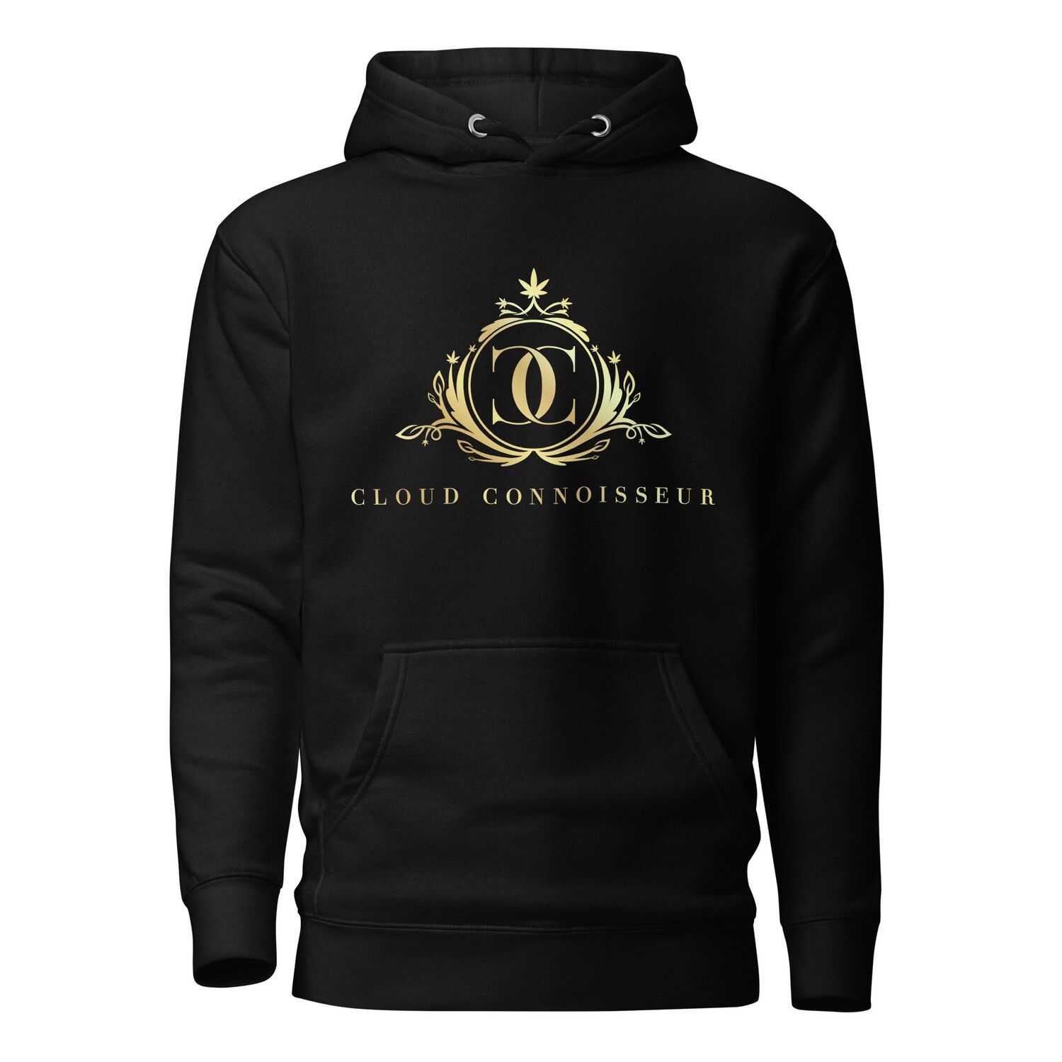 Unisex Cloud Connoisseur Hoodie, Color: Black, Size: S