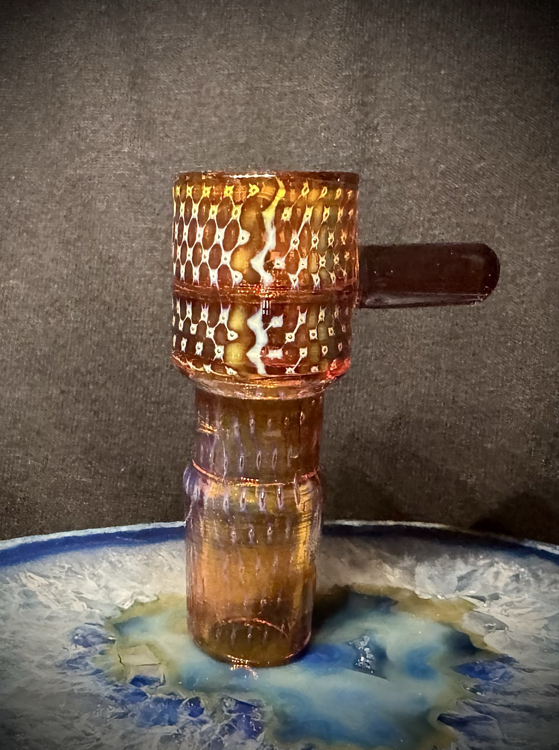 Amber Bubble Trap Bowl Micro Dose