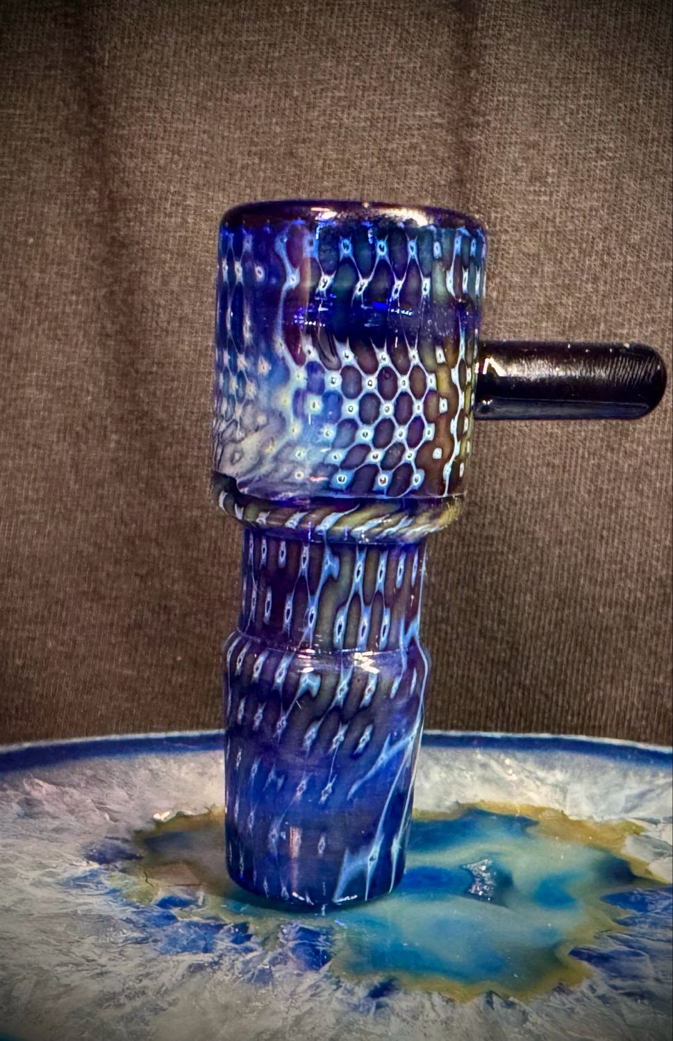 Blue Bubble Trap Bowl Micro Dose
