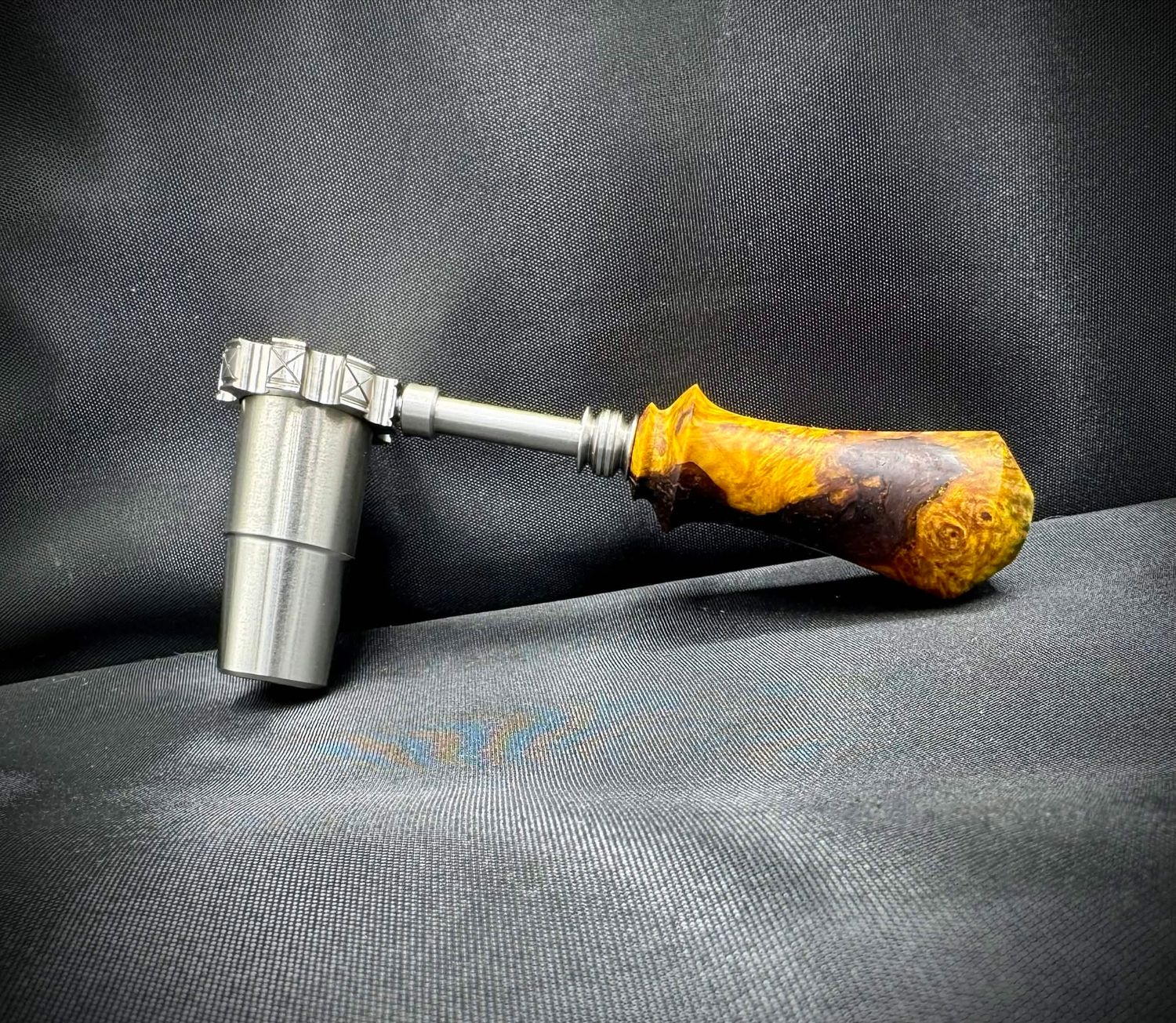 Stabilized yellow maple Burlington wireless handle