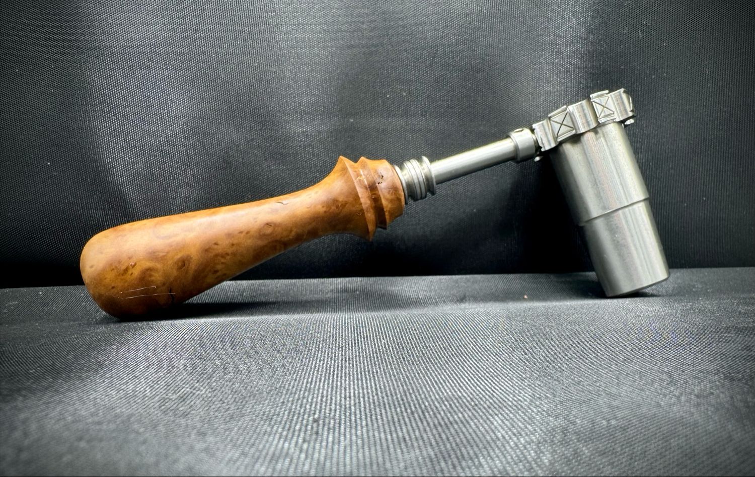 Yellow Box Burl wireless handle