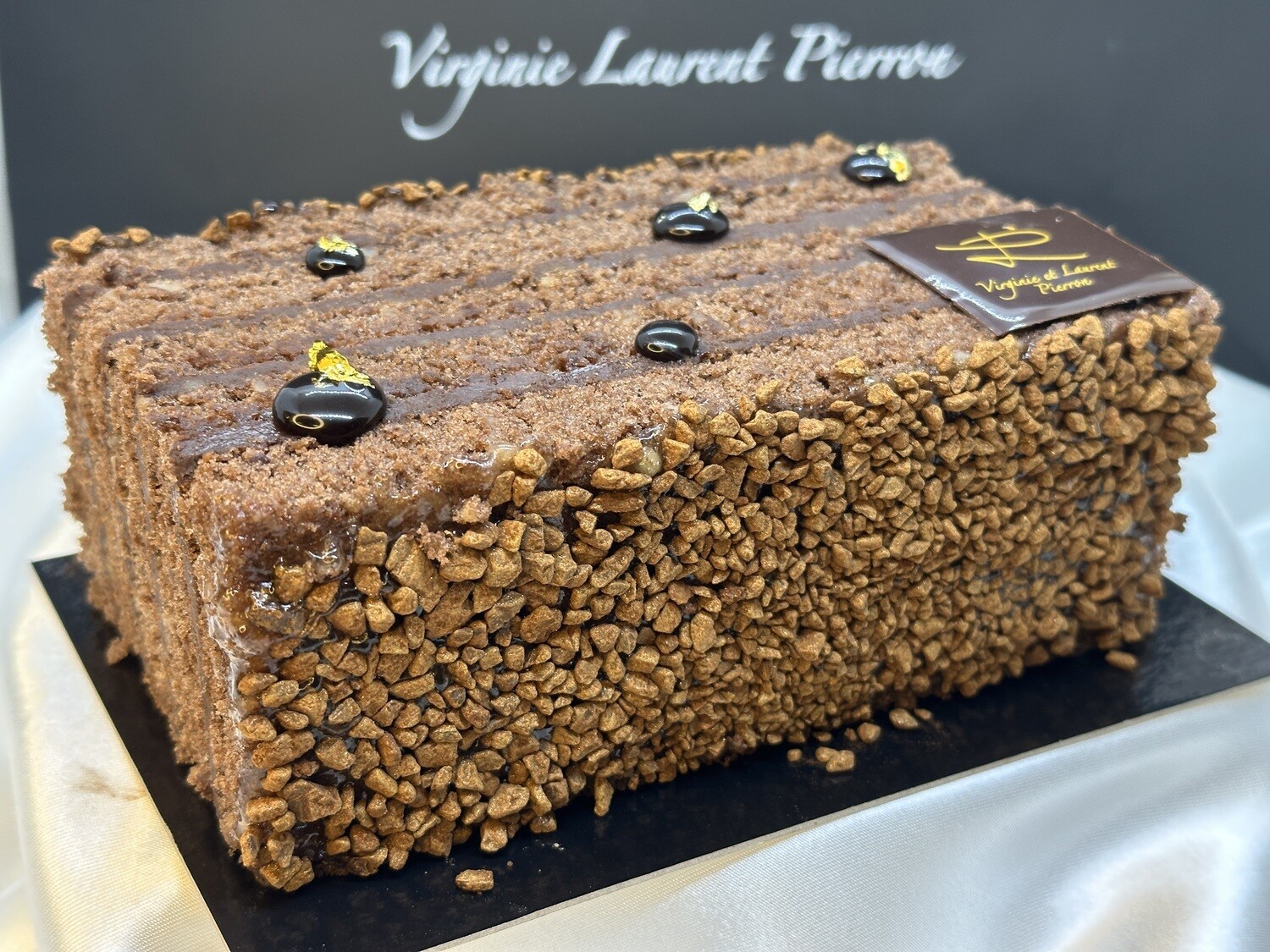 Le cake chocolate vanille