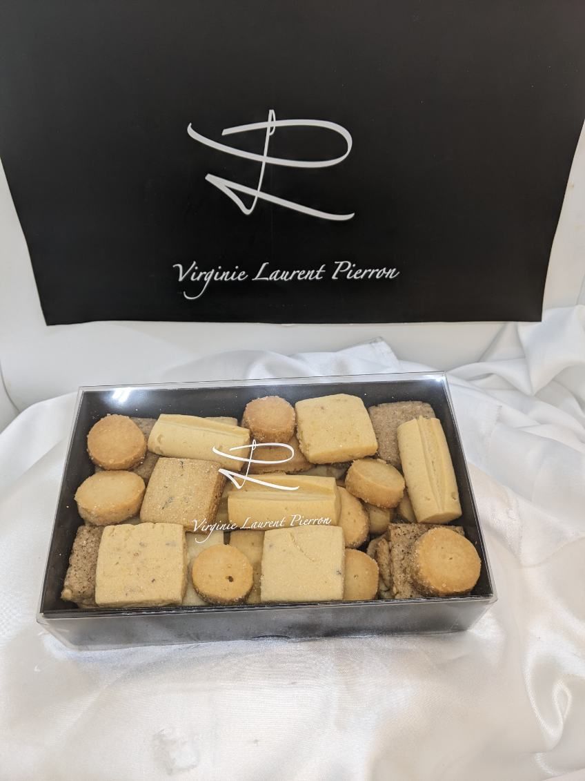 assortiment de sablés boite rectangle