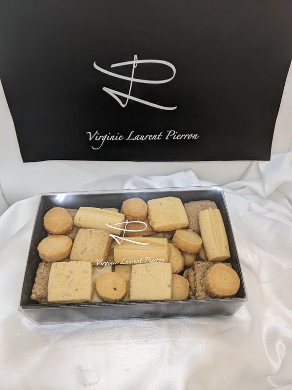 assortiment de sablés boite rectangle