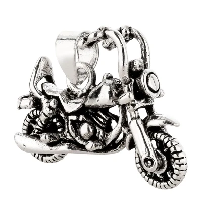 Anhänger Motorrad 925 Silber