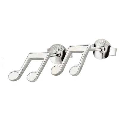 Ohrringe Musiknote 925 Silber