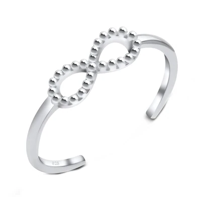 Zehenring Zehring Zeh Ring Unendlich Design 925 Silber