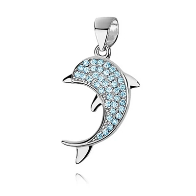zum Delfin-Kollektion: 925 Ohrringe & Verlieben Anhänger Silber