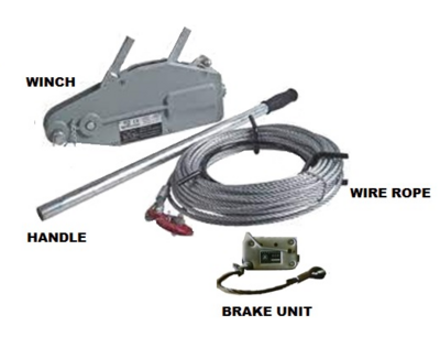 Tripor 1T Capacity With 50Mtrs Cable Mt1*50