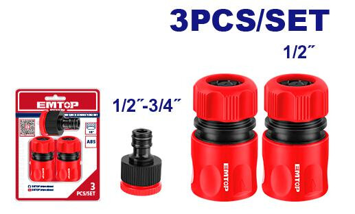3 Pcs Hose Quick Connectors Set