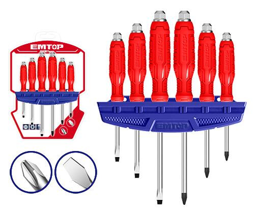 6 Pcs Go-Through Screwdriver Set 6 Pcs Go-Through Screwdriver Set