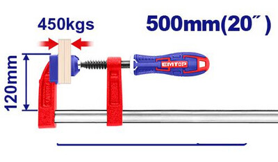 F Clamp With Plastic Handle