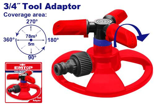 Plastic 3 Arm Rotatory Sprinkler
