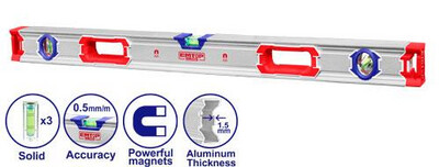 Spirit Level With Powerful Magnets