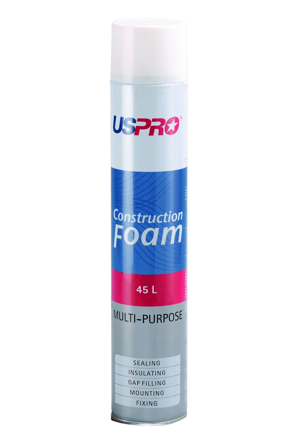 USPRO construction Foam USPRO construction Foam is a one component expanding multipurpose polyurethane foam