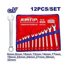 Combination spanner set Combination spanner set