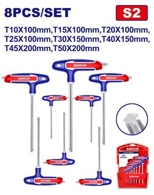 8 Pcs T-handle torx wrench set 8 Pcs T-handle torx wrench set
