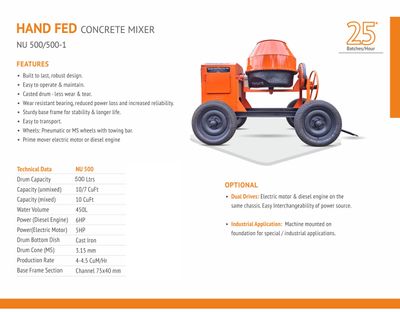 Concrete Mixer India Mcmi