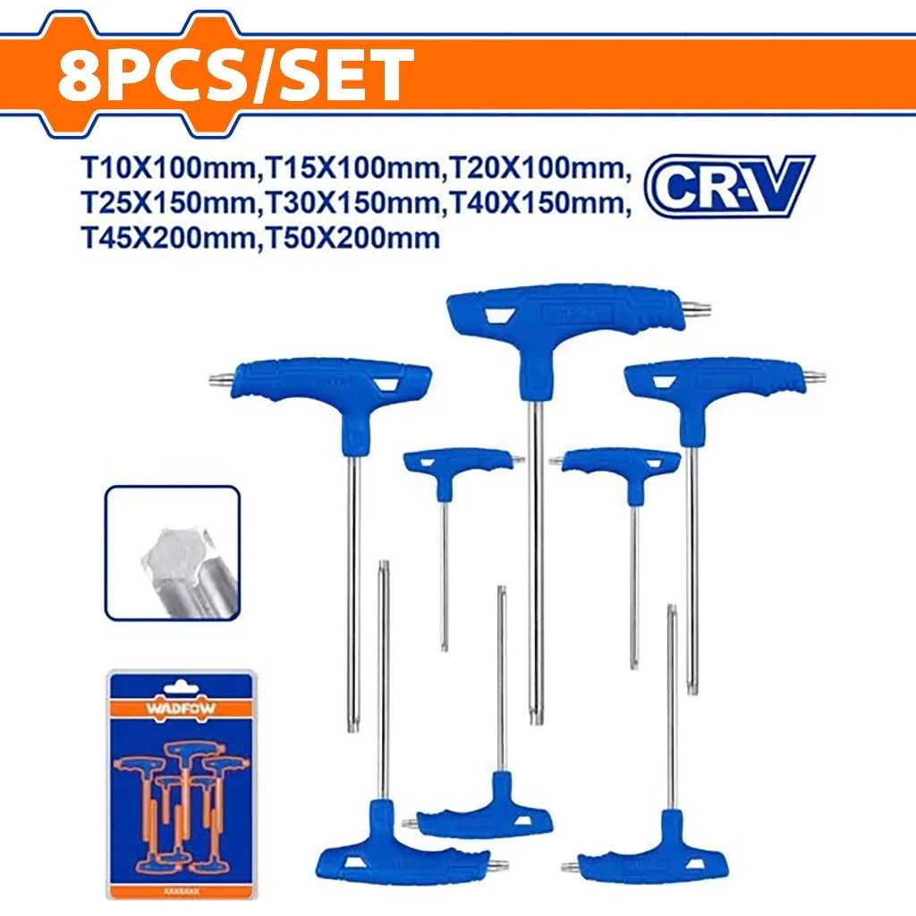 8 Pcs T-handle torx wrench set 8 Pcs T-handle torx wrench set