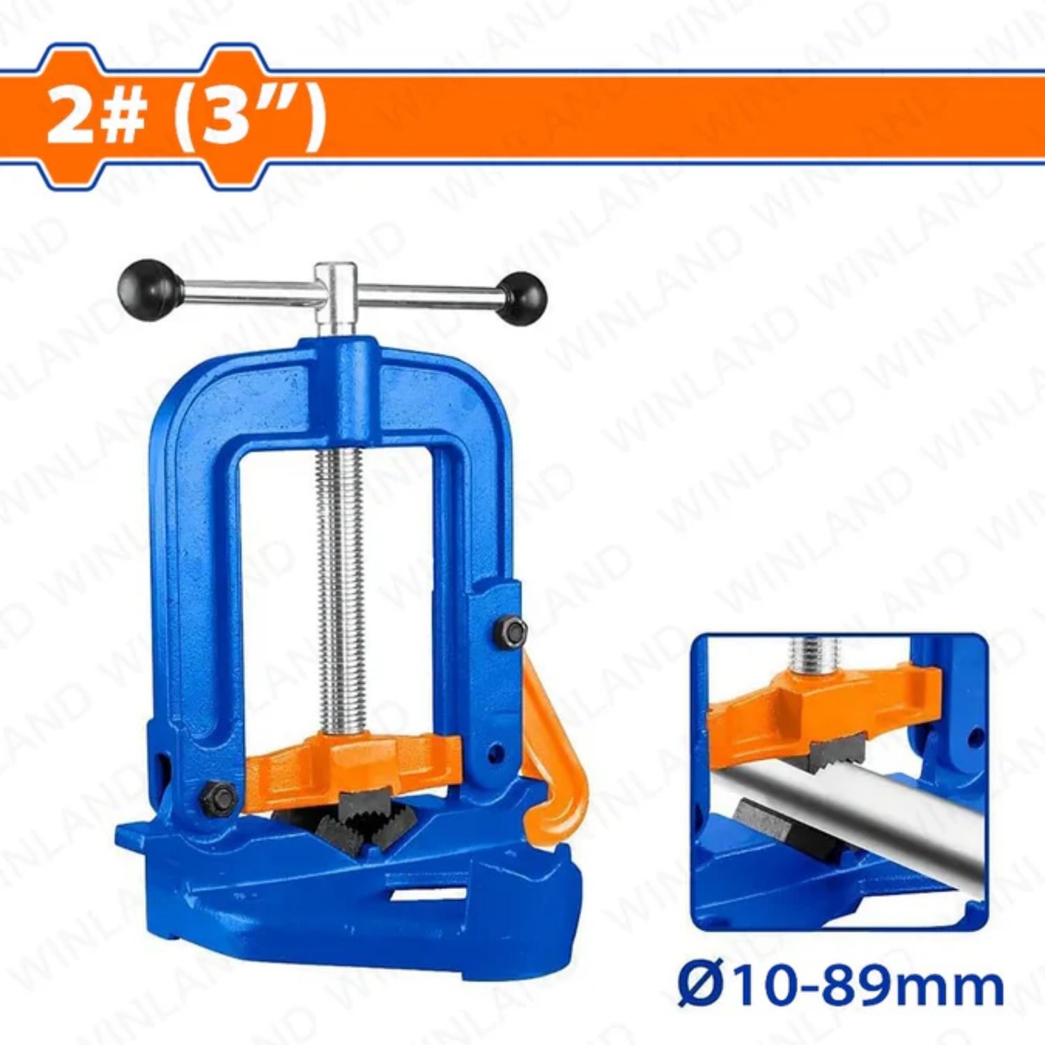 Bench yoke pipe vise