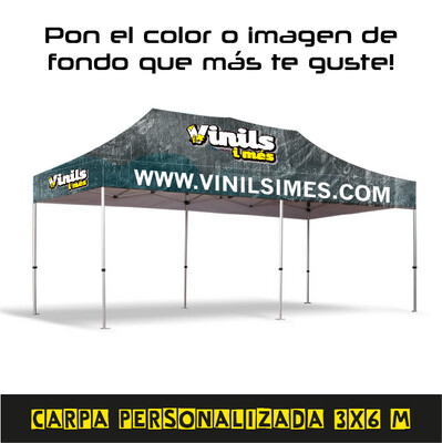 Carpa con tela bandera 3x6