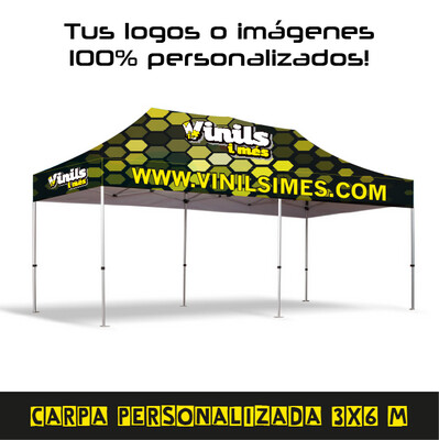 Carpa con tela impermeable 3x6