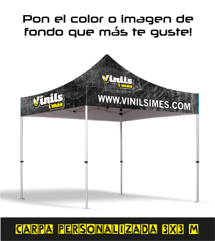 Carpa 3x3 tela impermeable Carpa 3x3 tela impermeable
