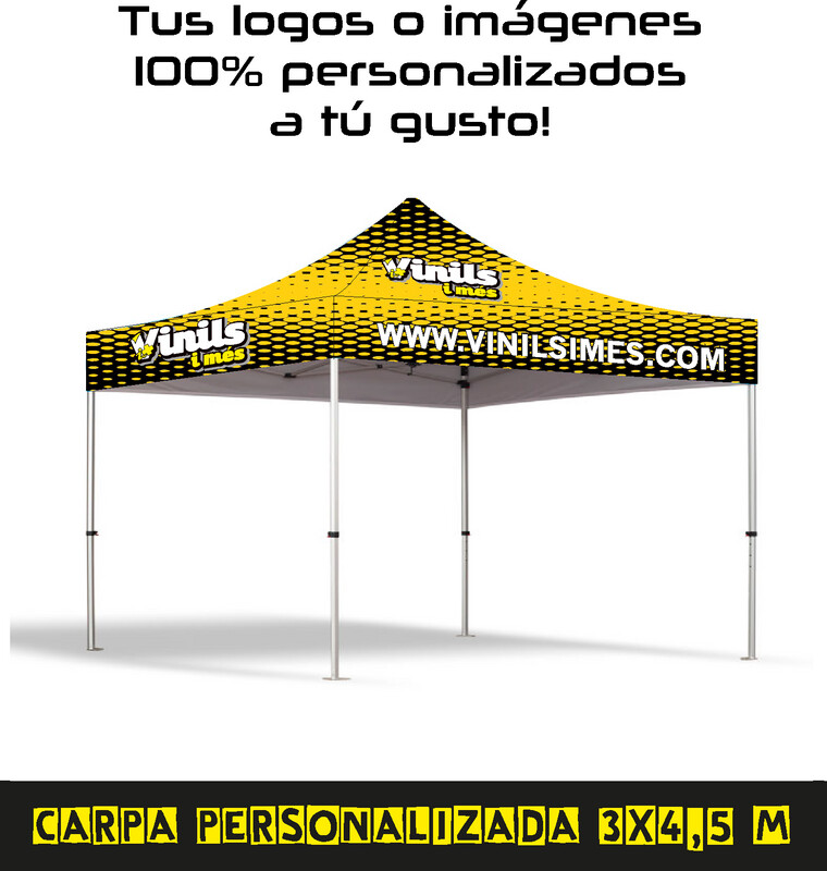 Carpa  3x4,5 tela de bandera