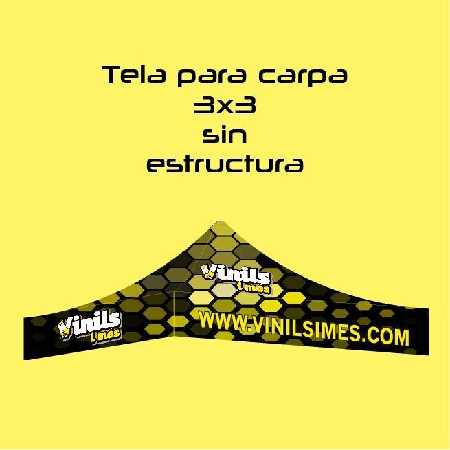 Tela impermeable sin estructura 3x3 Tela impermeable sin estructura 3x3