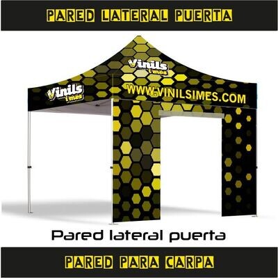 Pared con puerta