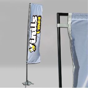 Bandera rectangular pack completo