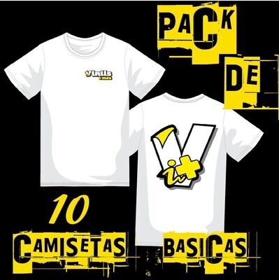 Pack 10 Camisetas personalizadas ROLY ATOMIC