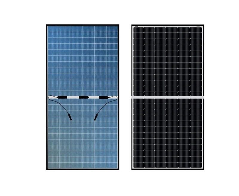 Bi-Facial Solar Panel, 440-530 Watt, 144 Cells, 9 Bus Bar