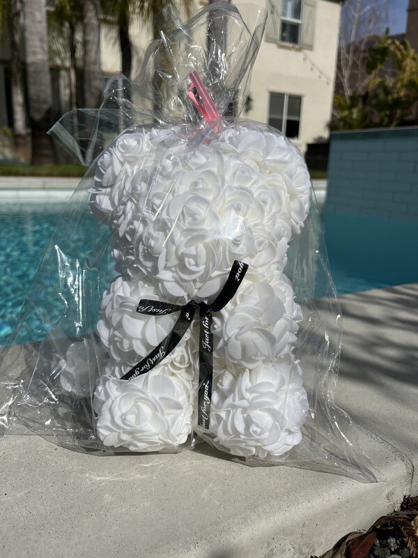 White Rose Bear Gift