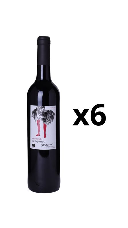 RED BOX (6 bottles) Pampaneo Natural Tempranillo