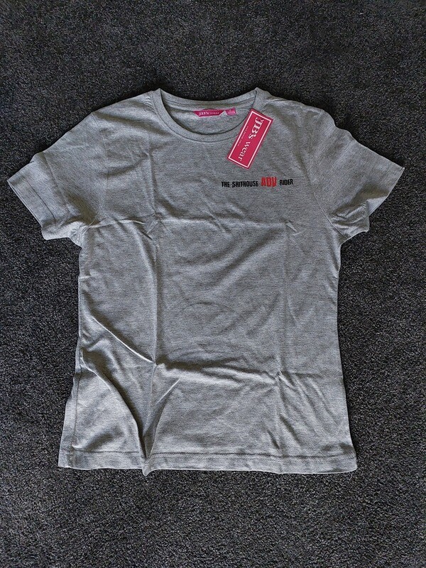 I'm a $hithouse ADV Rider T-Shirt light grey - Ladies size 12 I'm a $hithouse ADV Rider T-Shirt light grey - Ladies size 12