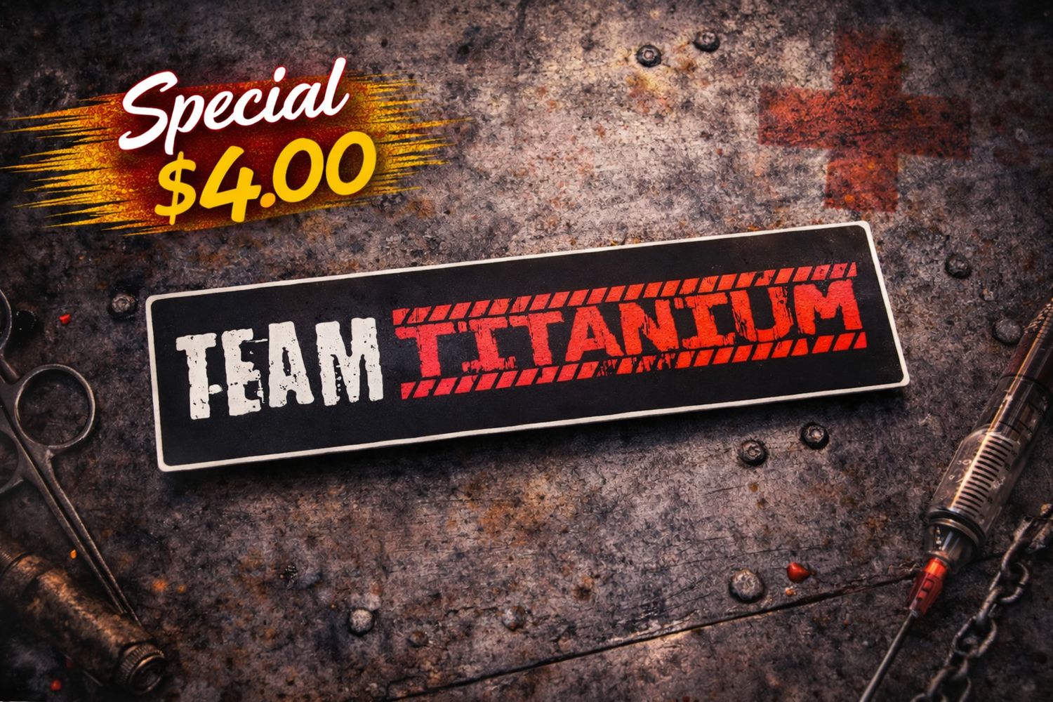 TEAM TITANIUM STICKER