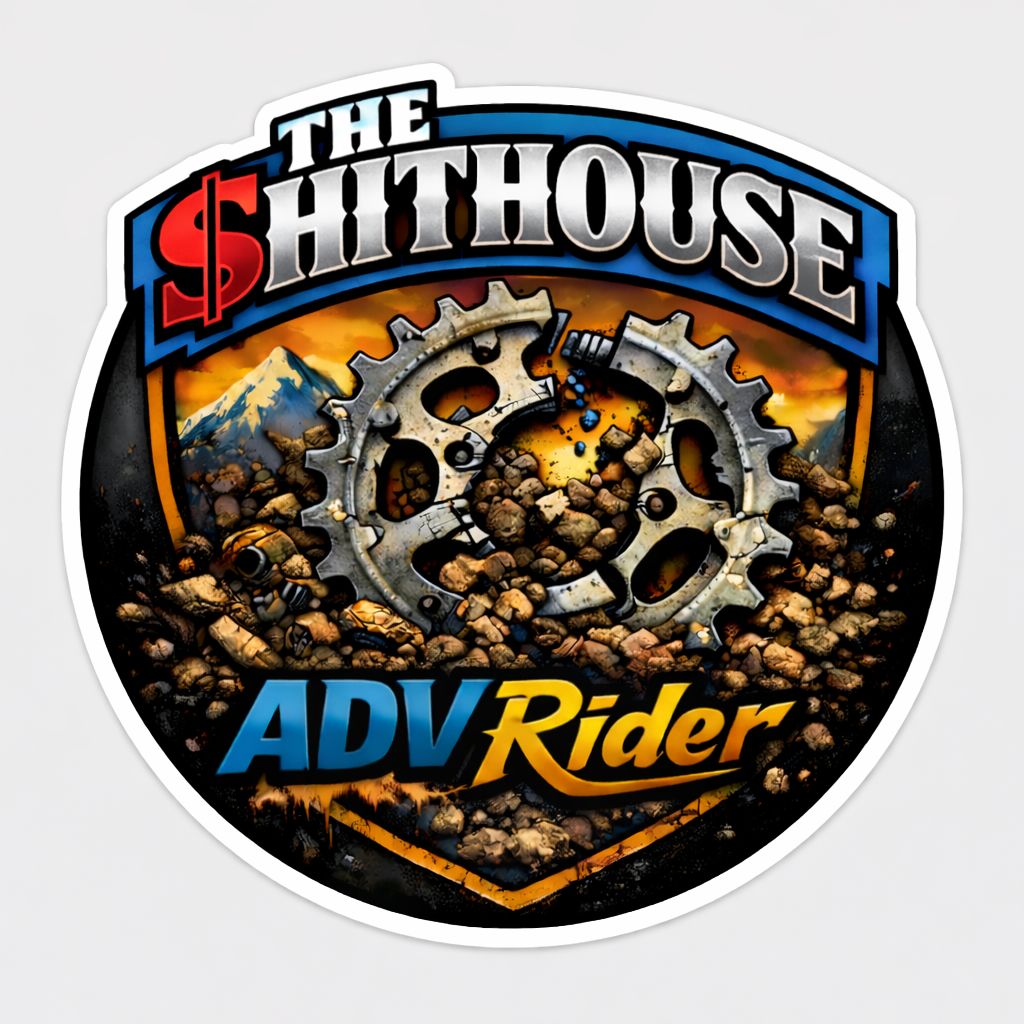 ​The $hithouse ADV Rider Sticker – 75mm