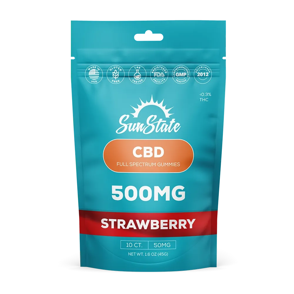 CBD Full Spectrum 50mg Gummy 10ct 500mg