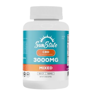 CBD Full Spectrum Infused 50mg Gummy Mixed 60ct 3000mg