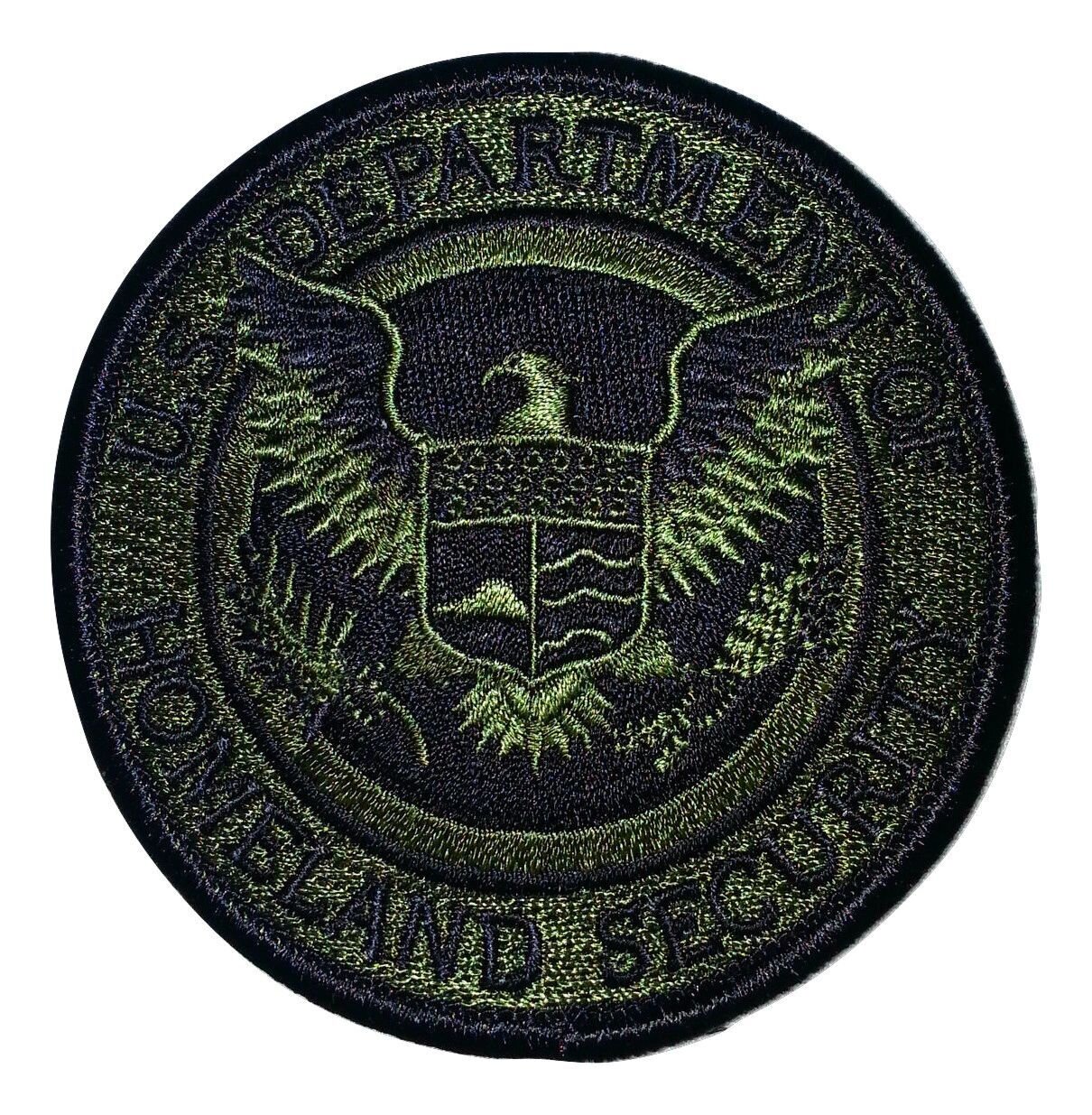 DHS Black/OD Green Subdued Patch