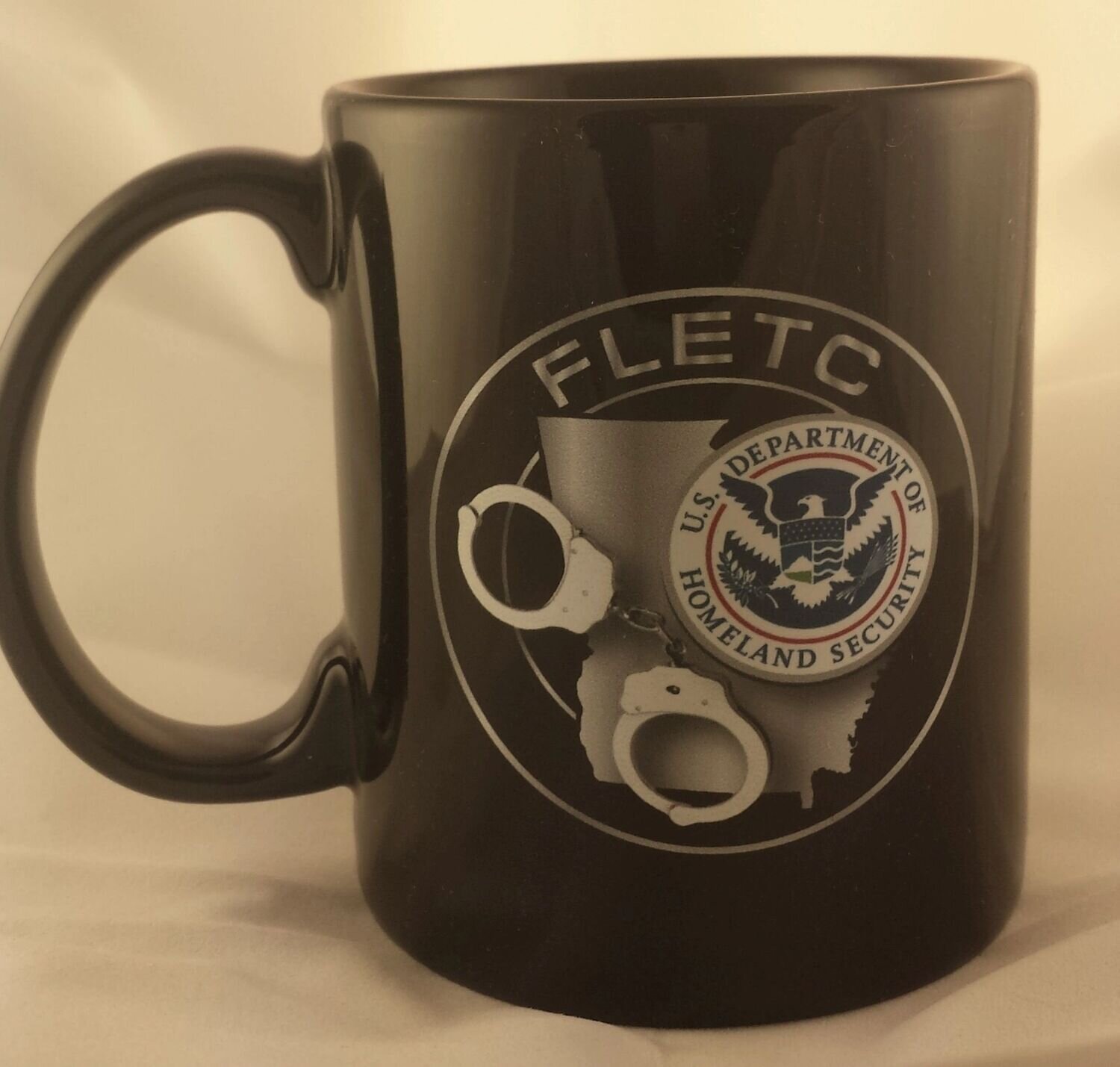 FLETC GA Black Mug