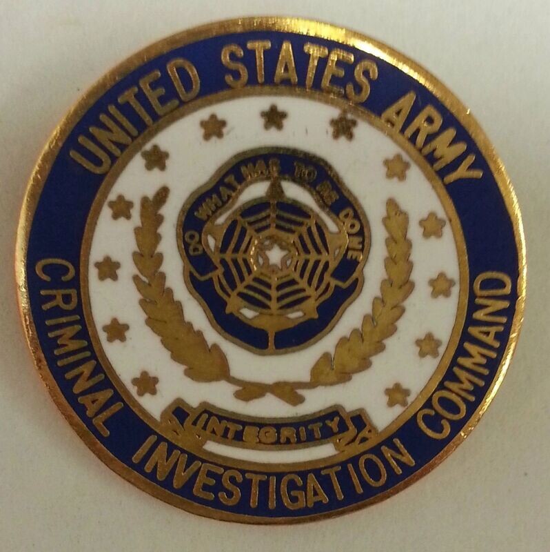 Army CID Seal Tie Tac