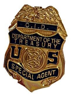 IRS CI Badge Tie Tac