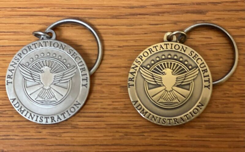 TSA ANTIQUE KEYCHAIN