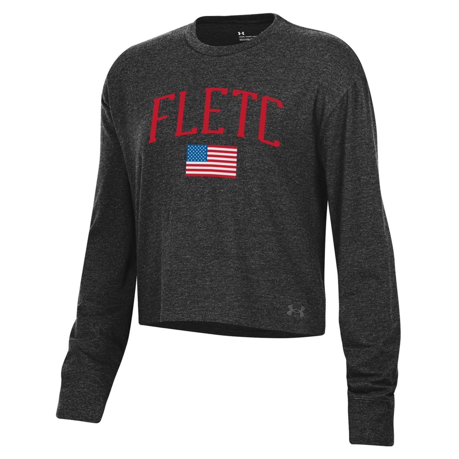UA WOMENS LS CROP