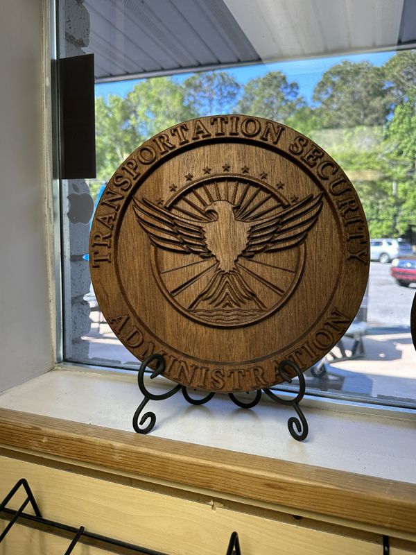 Custom wood Seal Small