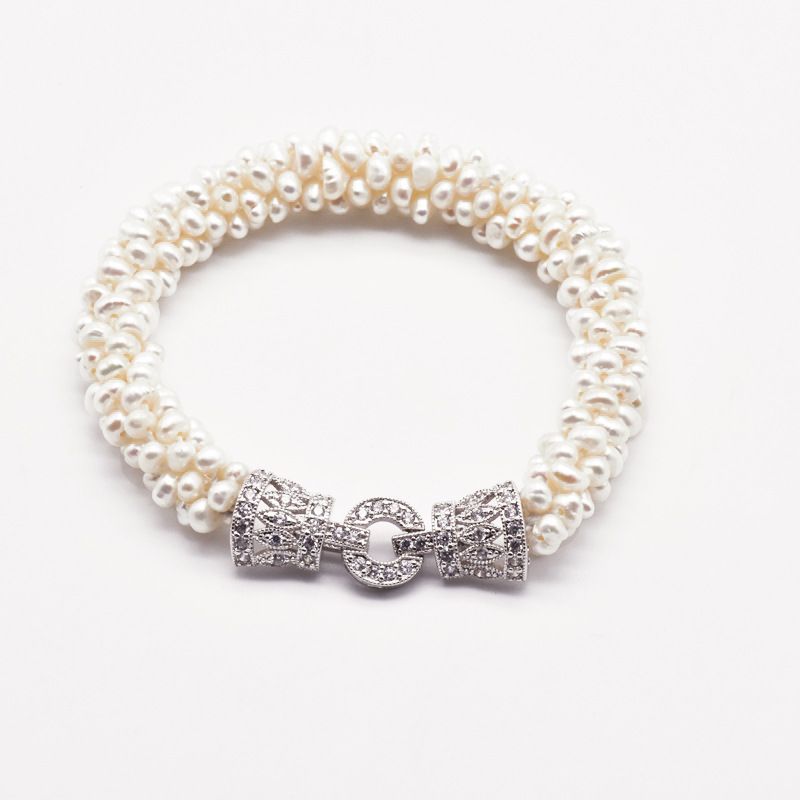 Natural Pearl Bunch Bracelet Antique Style Natural Pearl Bunch Bracelet Antique Style